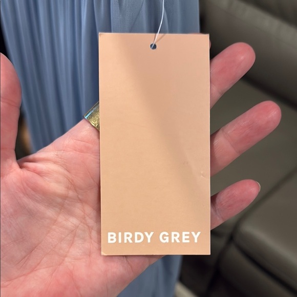 Birdy Grey Elegant Blue Evening Gown size Medium - Picture 6 of 8